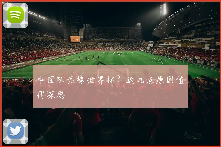 中国队无缘世界杯?这几点原因值得深思